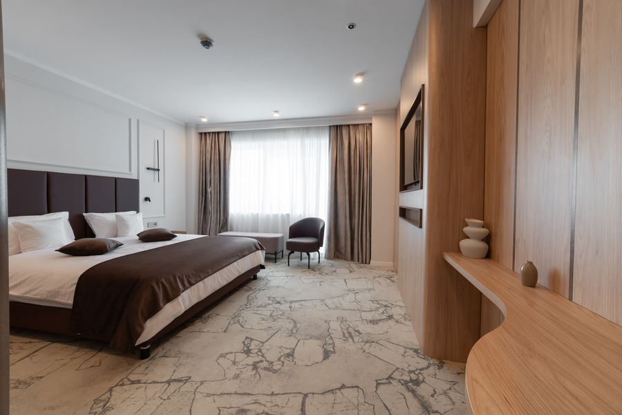 Dormitor: vedere generală în Business Premium Suite